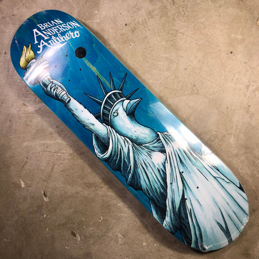 Anti-Hero Skateboards - Brian Anderson Libirdty Deck - 9.0"