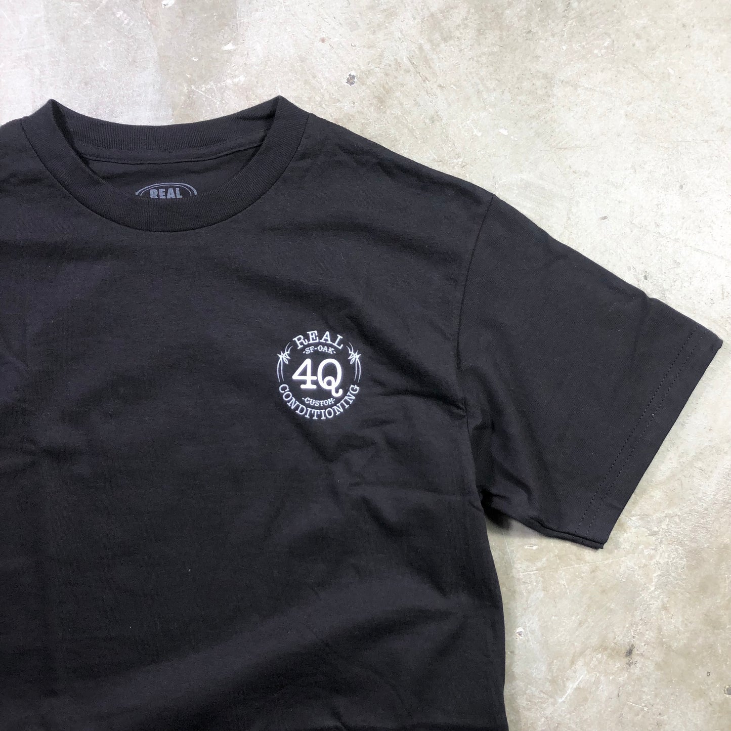 Real Skateboards - 4Q Cathedral T-Shirt - Black