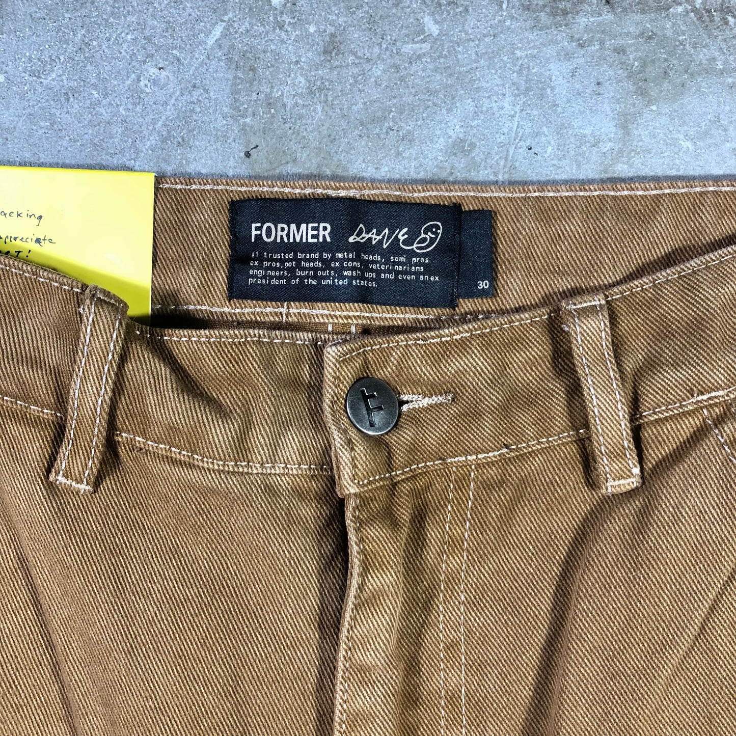 Former Merchandise - Reynolds Denim Pant - Washed Brown