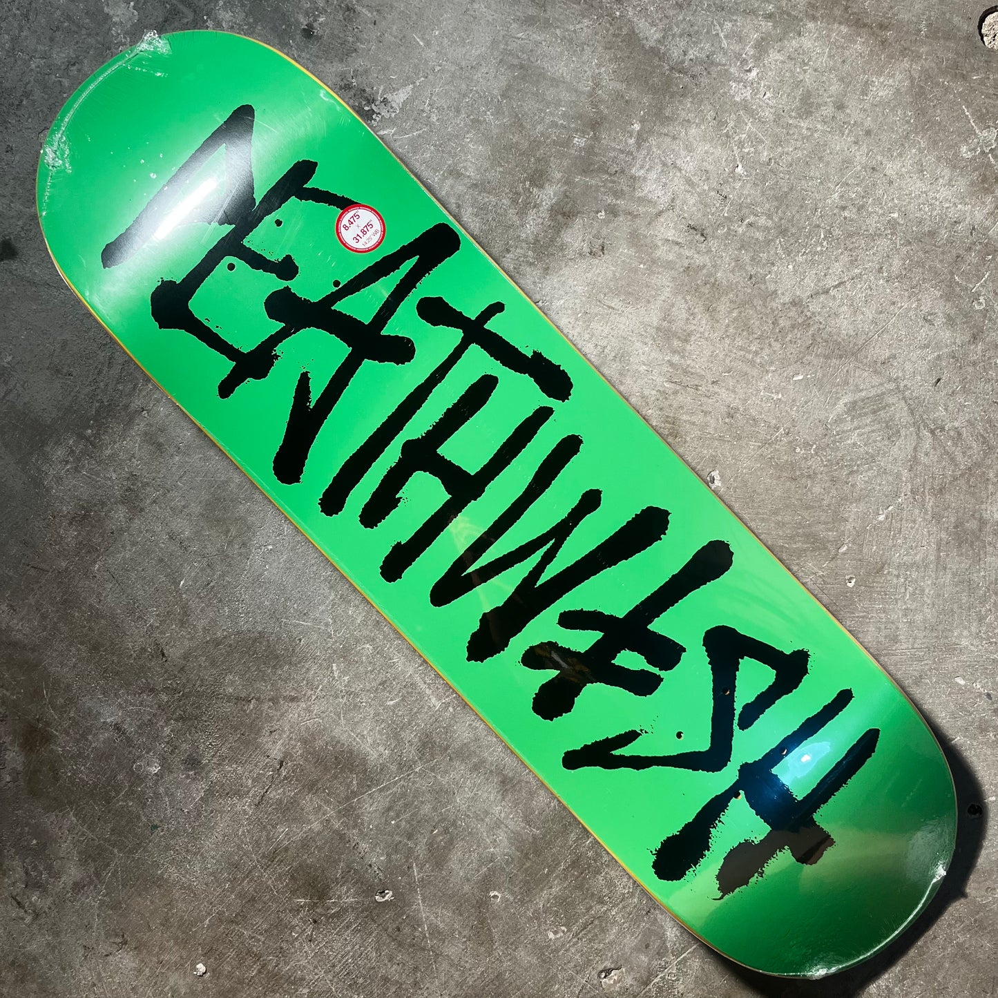 Deathwish Skateboards - OG Deathspray - Green / Black 8.475"