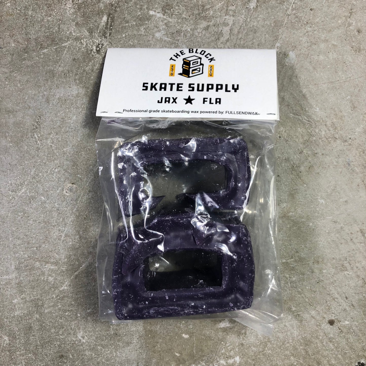 Full Send Wax - Block Skate Wax - Purple