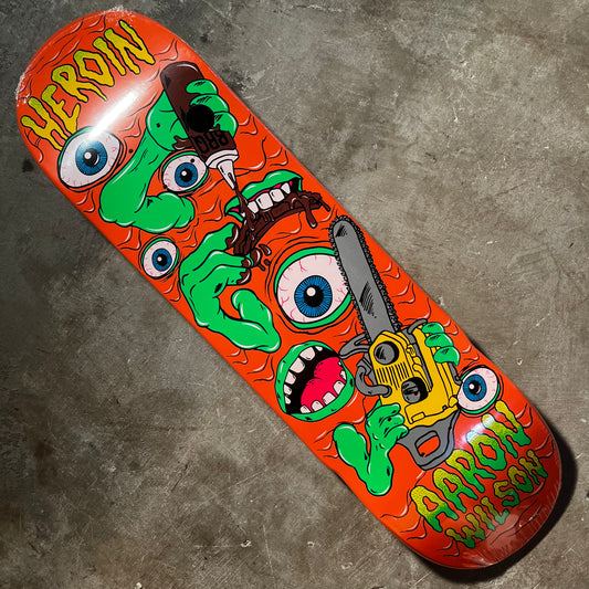 Heroin Skateboards - Aaron Wilson Mutate Or Die Deck - 8.5"