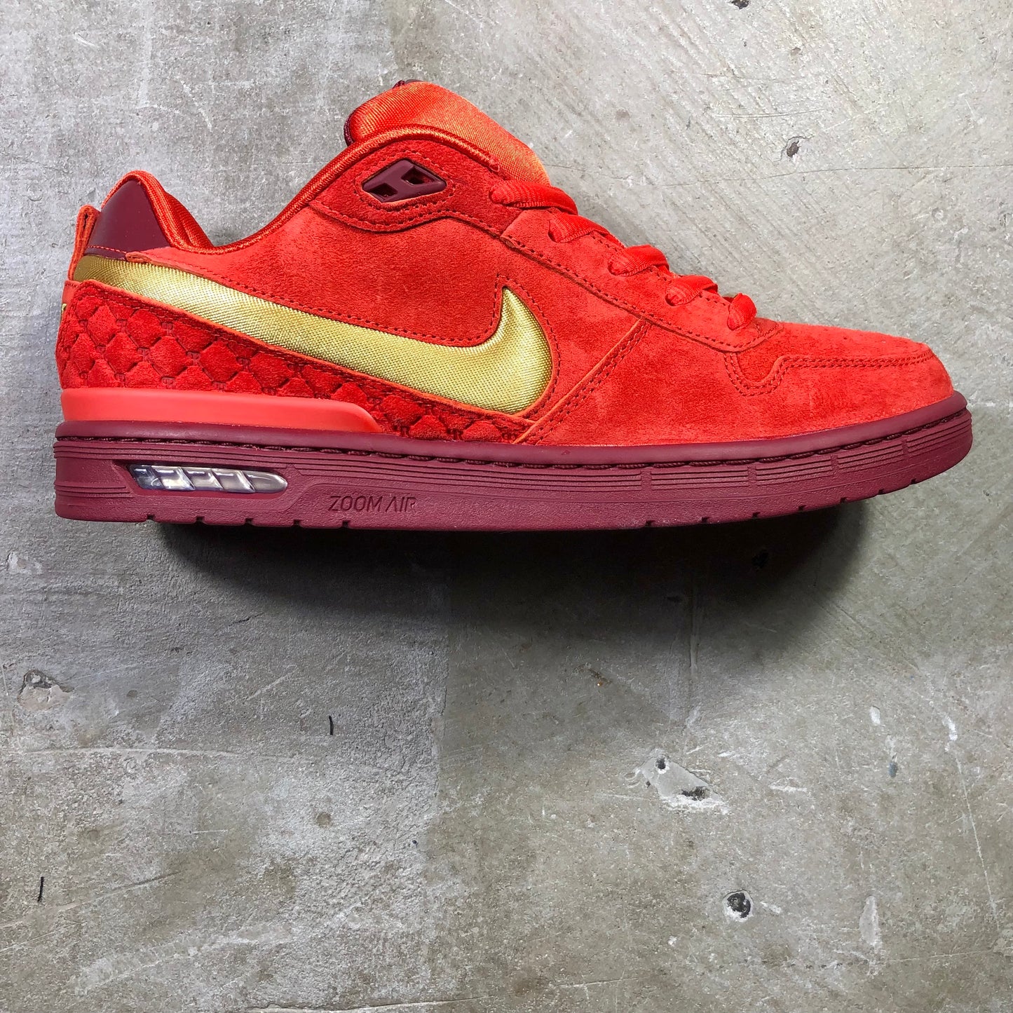 Nike SB - Paul Rodriguez Zoom Air Low - Habanero Red / Club Gold - Team Red