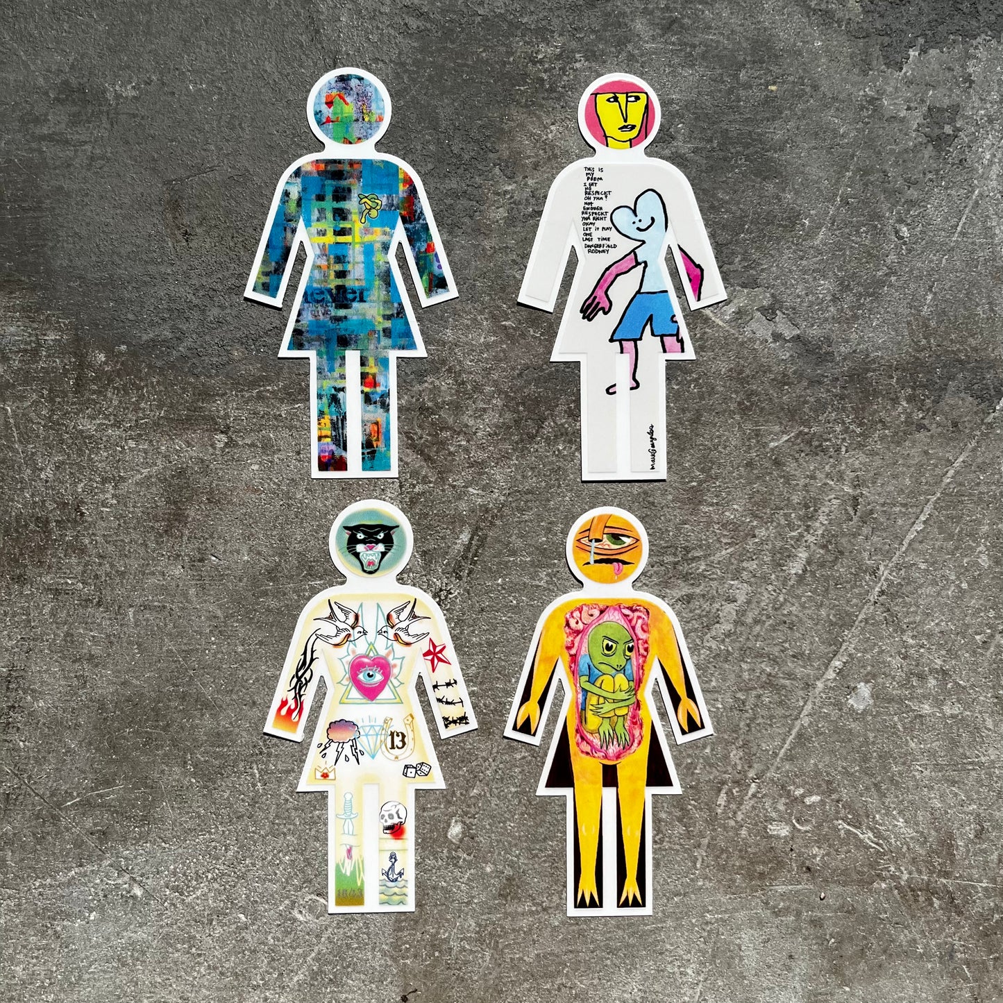 Girl Skateboards - Assorted Modernica Sticker