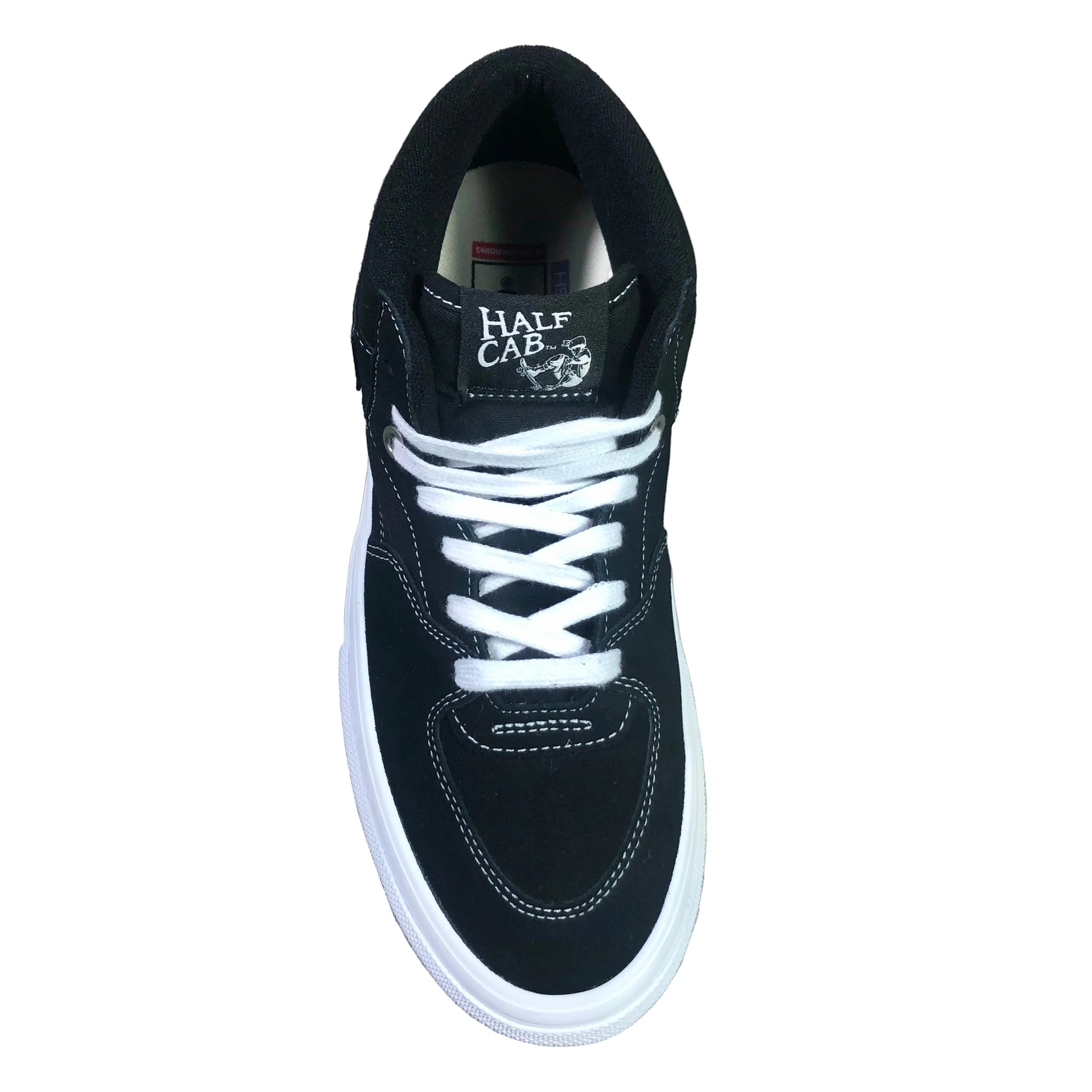 Vans - Skate Half Cab - Black - White – The Block