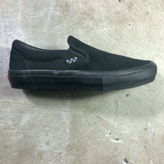 Vans - Skate Slip On - Black - Black Suede