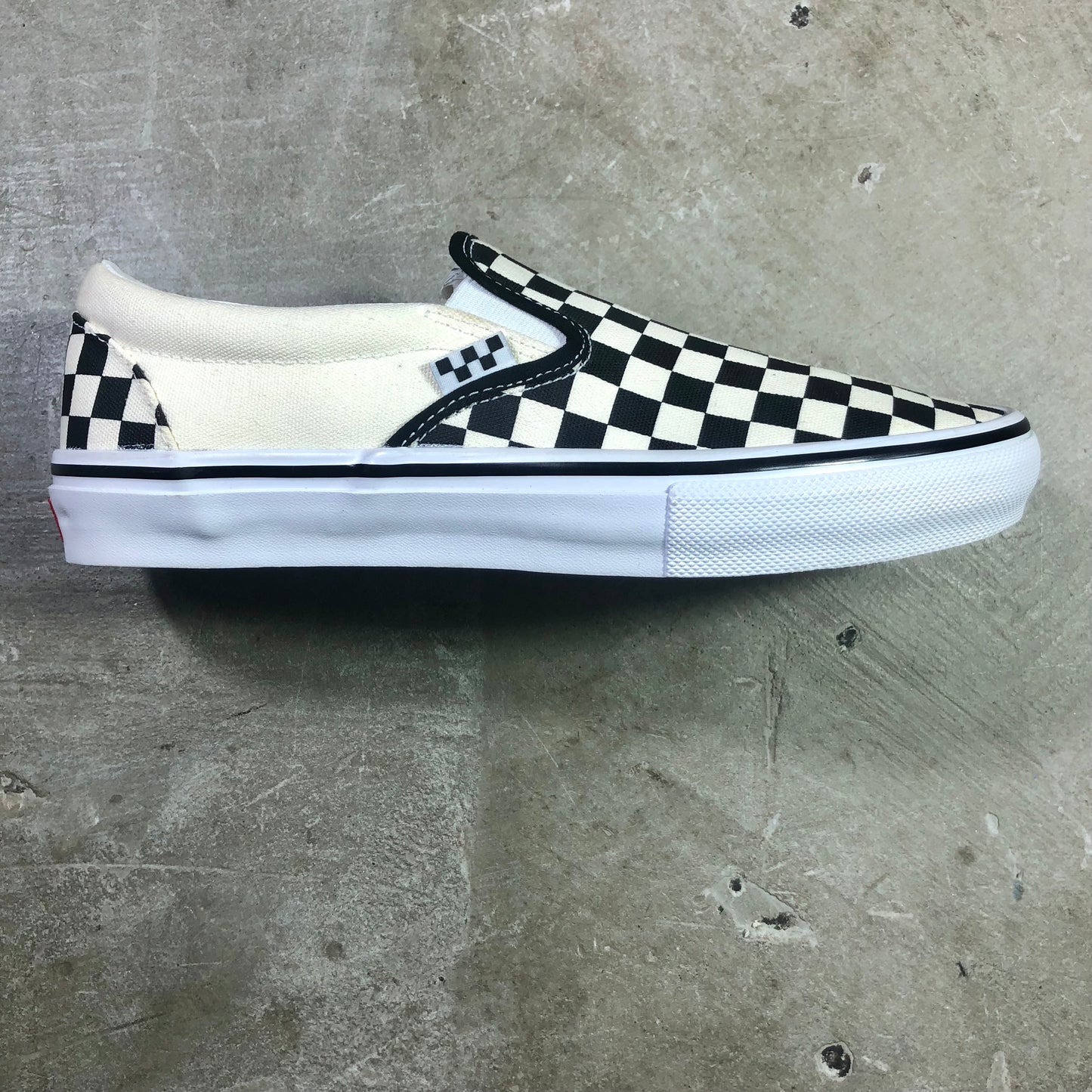 Vans - Skate Slip On - Checkerboard - Black - White