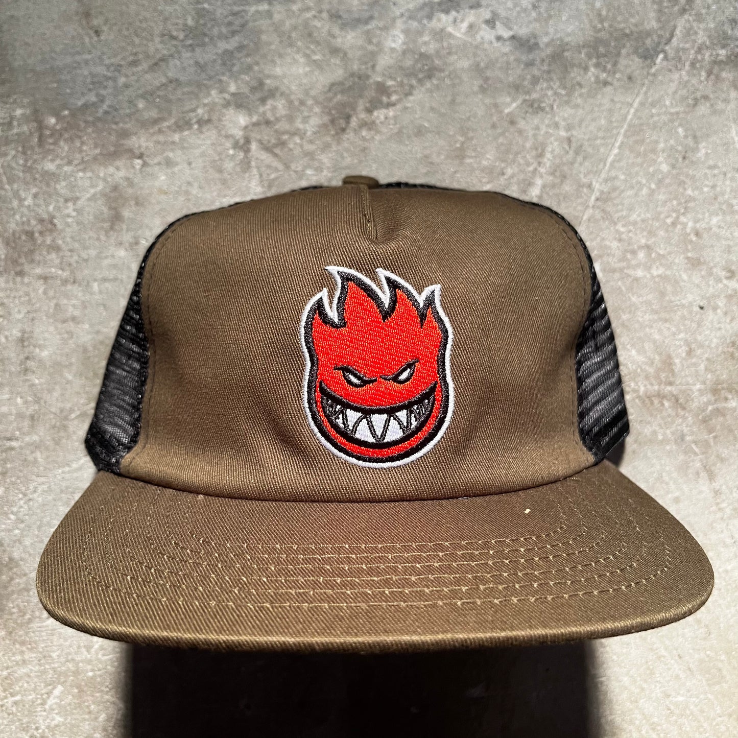 Spitfire - Bighead Fill Snapback Hat - Olive / Black