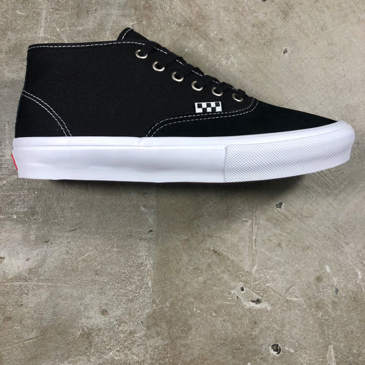 Vans - Skate Authentic Mid Shoe - Black / White