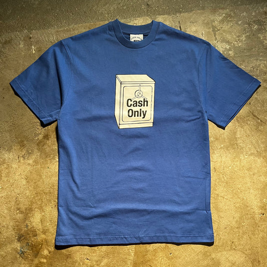 Cash Only - Cash Safe Tee - Royal Blue
