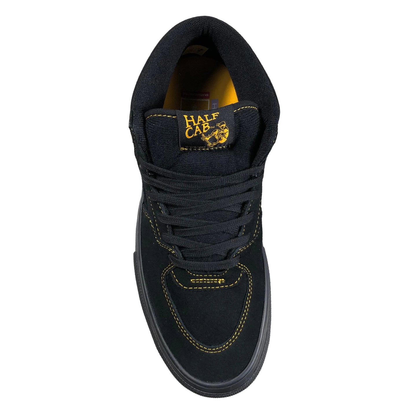 Vans - Skate Half Cab Shoe - Black / Mustard