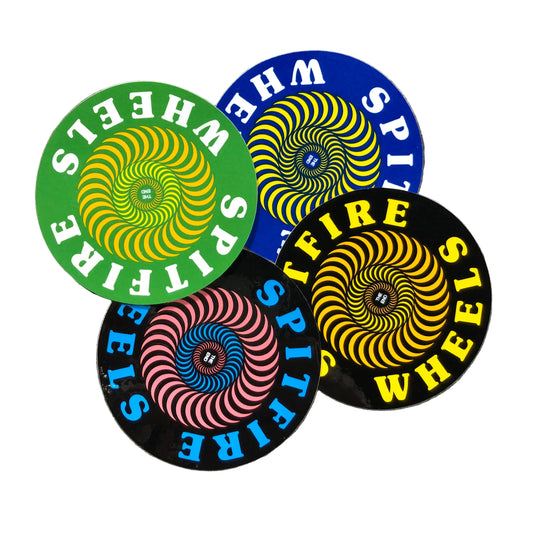 Spitfire Wheels - Small OG Classic Fill Sticker - Assorted Colors
