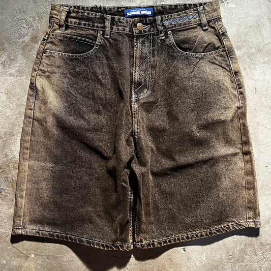 Butter Goods - Bronco Denim Shorts - Brown Tint