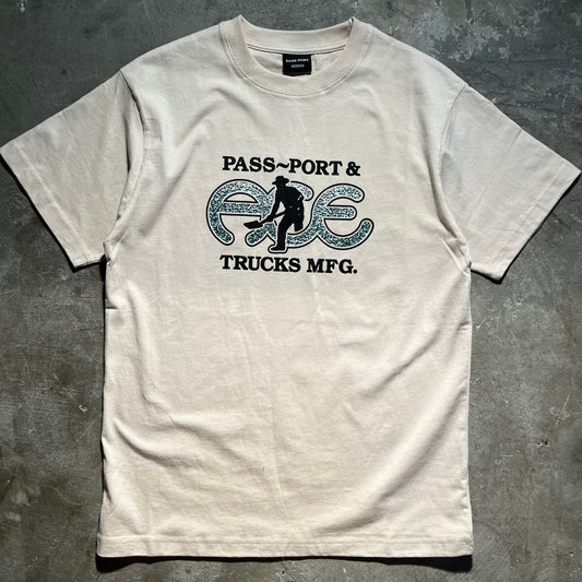 Ace Trucks - ACE x Pass-Port Hammertone T-Shirt - Natural