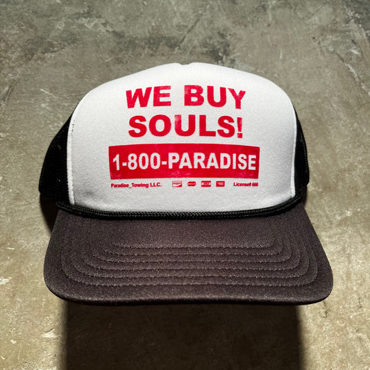 Paradise NYC - We Buy Souls Trucker Hat - Black