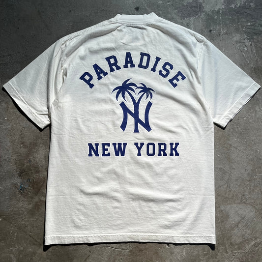 Paradise NYC - NY Palm Logo T-Shirt - Off White