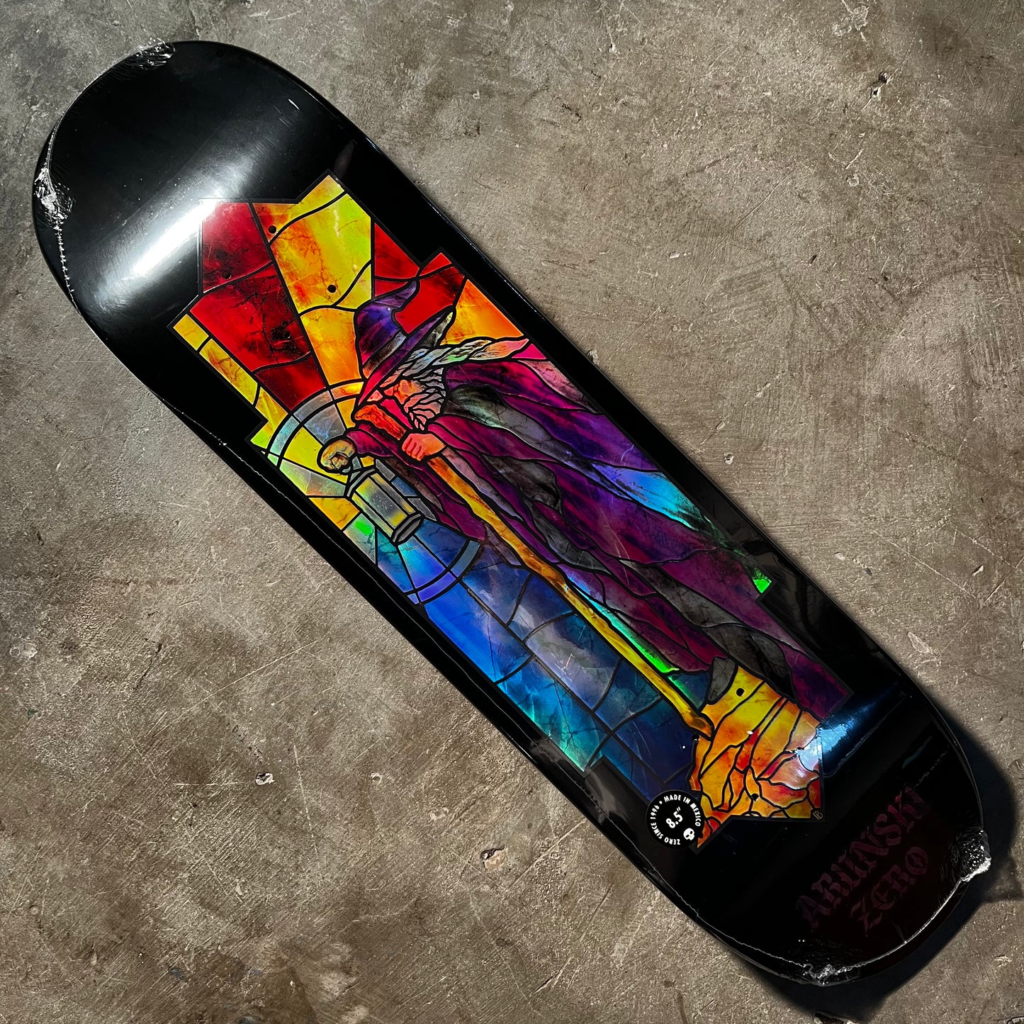 Zero Skateboards - Adam Arunski Stained Glass Deck - 8.5"