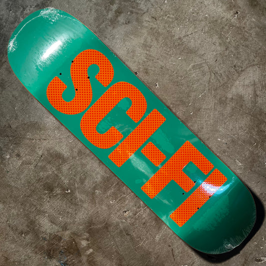 Sci-Fi Fantasy - High Gloss Big Logo Deck - Green 8.5"