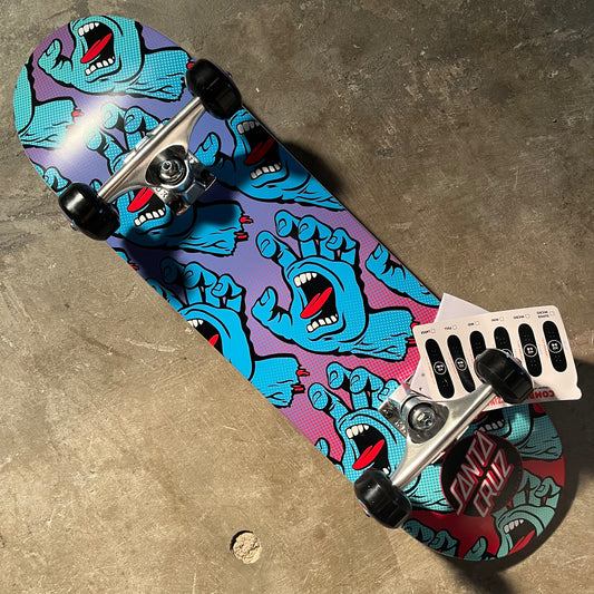 Santa Cruz Skateboards - Gradient Hands Micro Complete Skateboard - 7.5"
