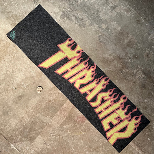 MOB Grip - Thrasher Yellow / Orange Flame Griptape