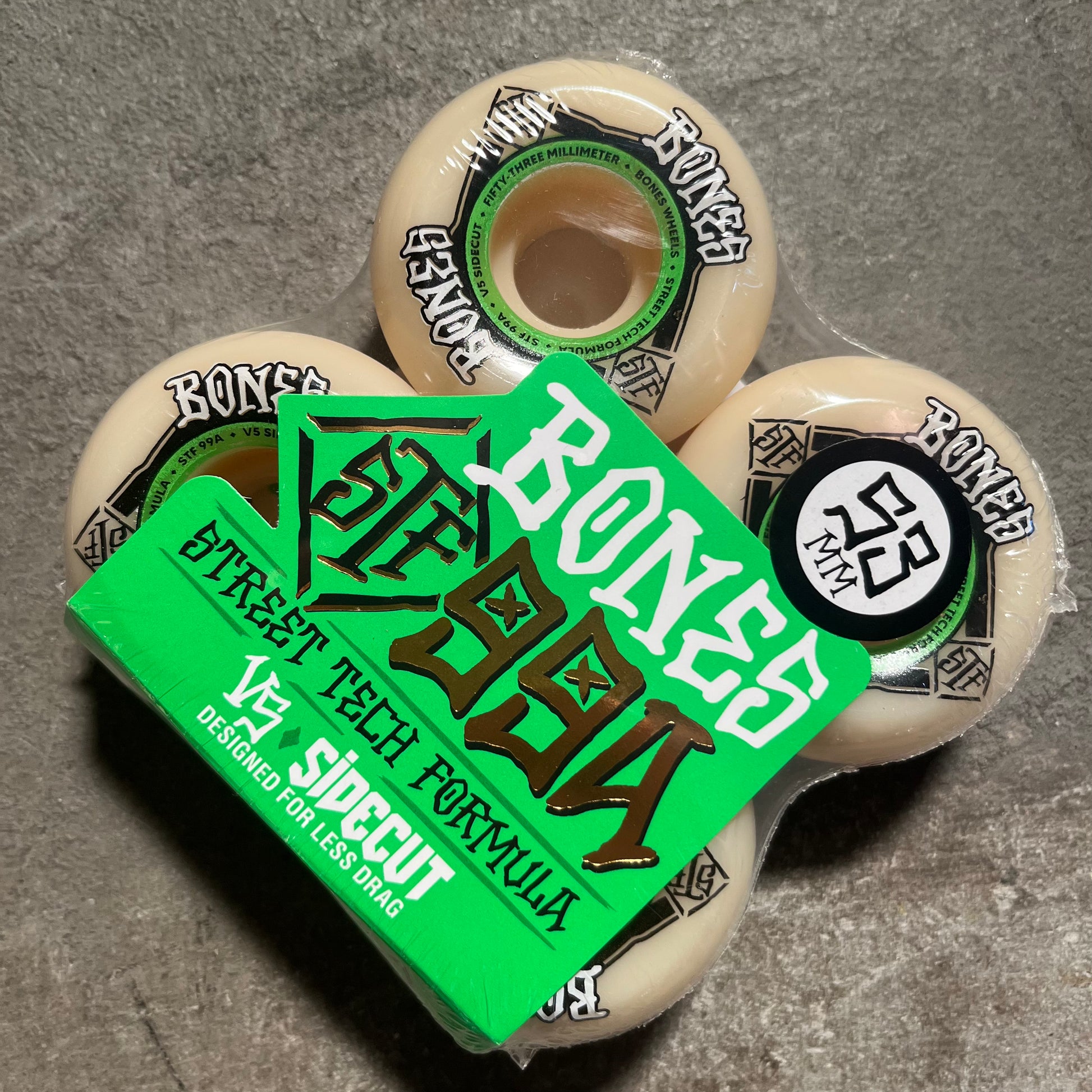 Bones - STF Sidecut Skateboard Wheel - V5 53mm 99A – The Block