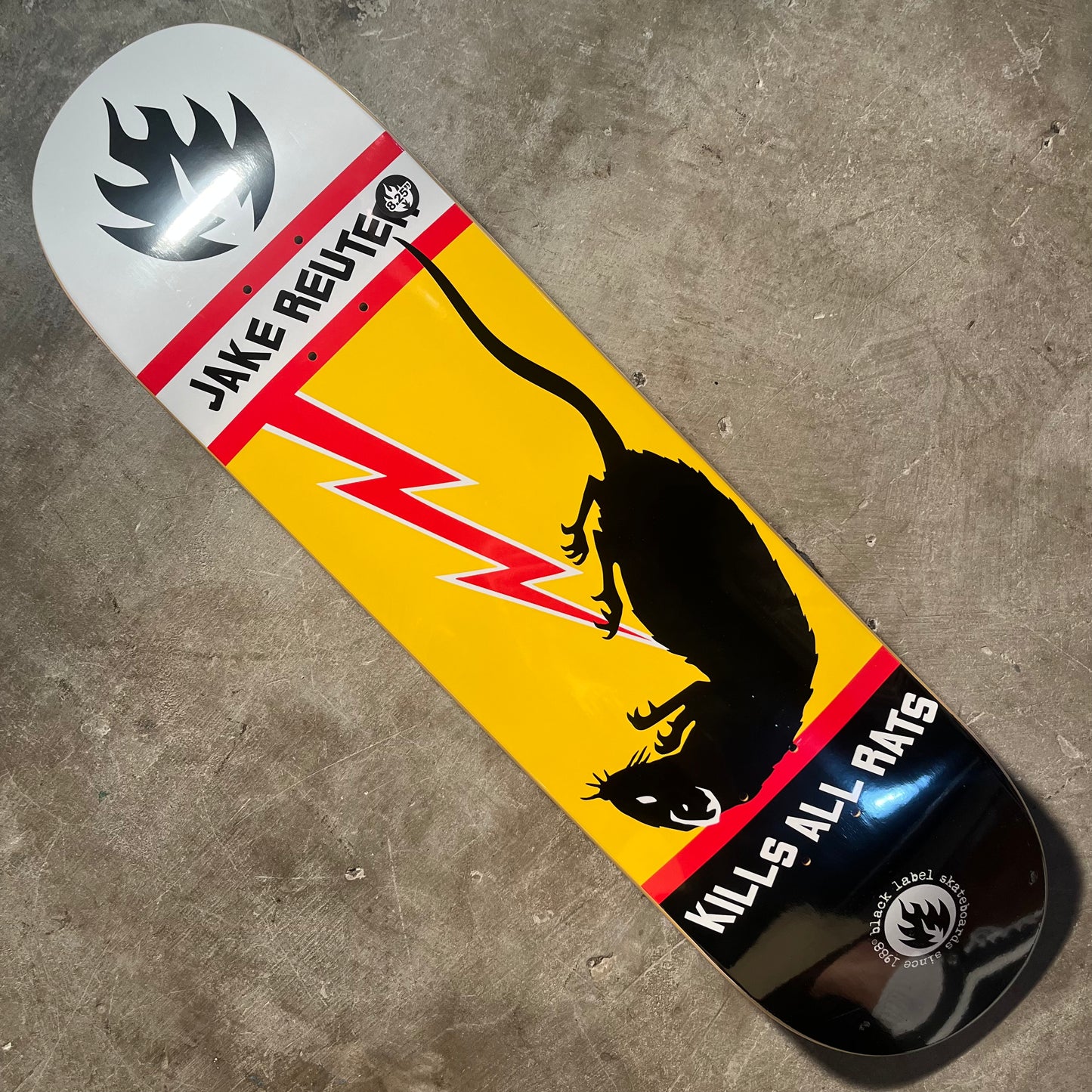 Black Label Skateboards - Jake Reuter Rat Kills Deck - 8.25"