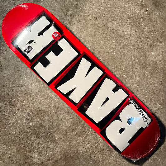 Baker Skateboards - Brand Logo Deck - White 8.25"
