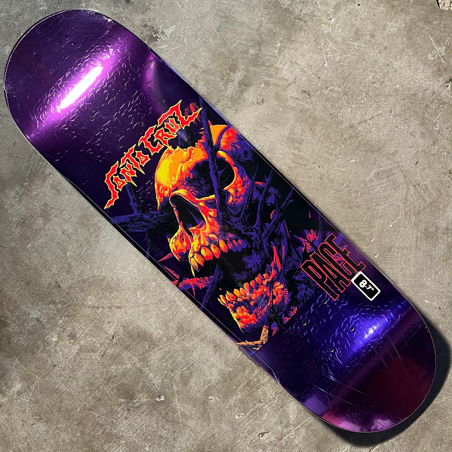 Santa Cruz Skateboards - Rob Pace Deathtrap Remix Pro Deck - 8.7"
