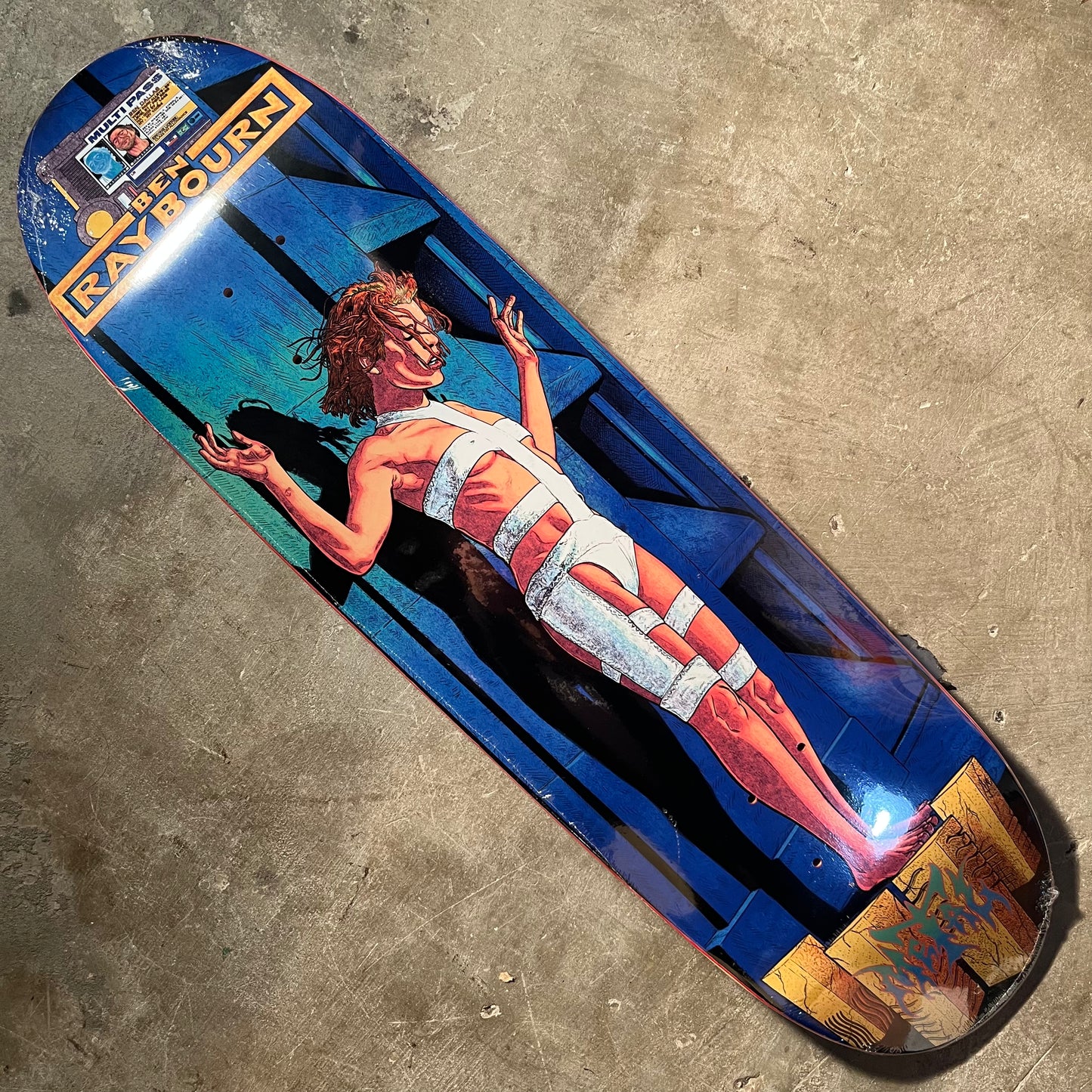 Metal Skateboards - Ben Raybourn Multi Pass Deck - 8.75" Football Shape