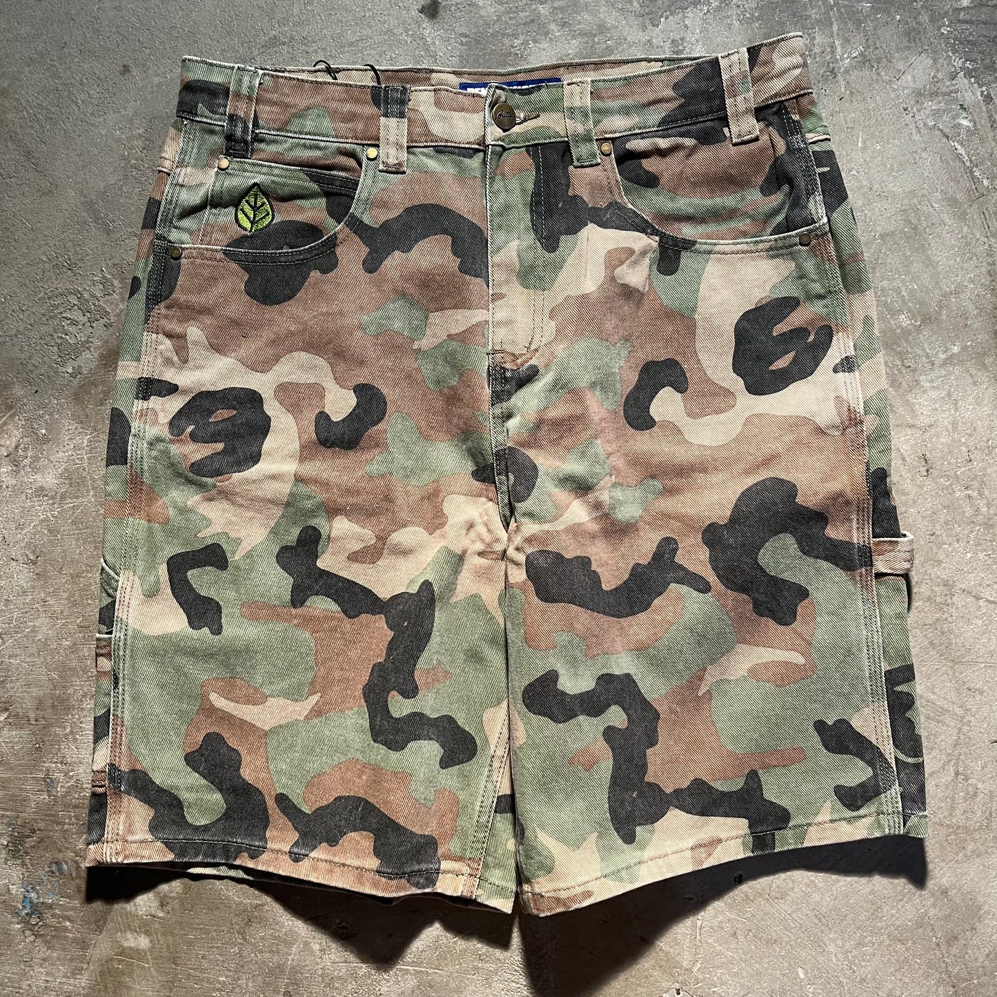 Butter Goods - Weathergear Denim Shorts - Woodland Camo