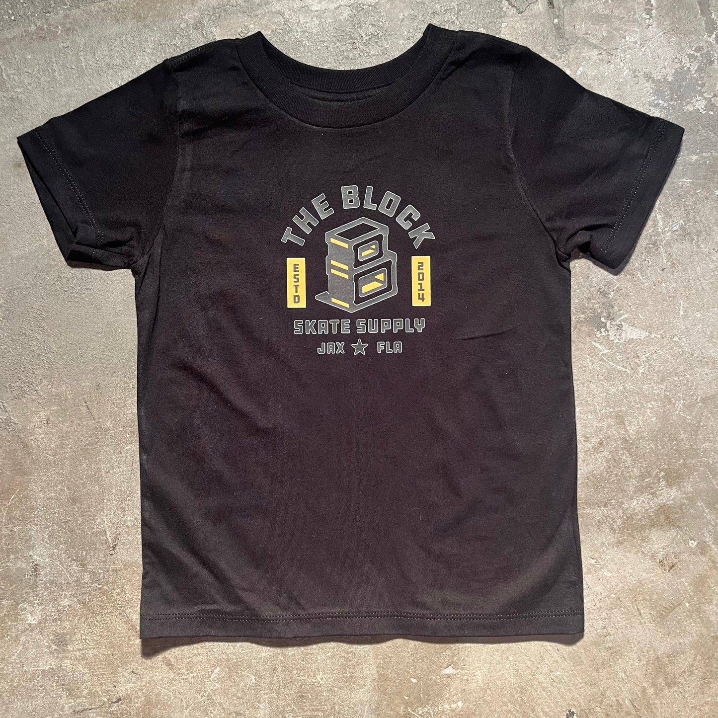 Block - Roots Logo Toddler T Shirt - Black