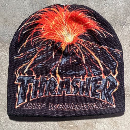 HUF - Thrasher Meltdown Reversible Beanie - Black / Multi