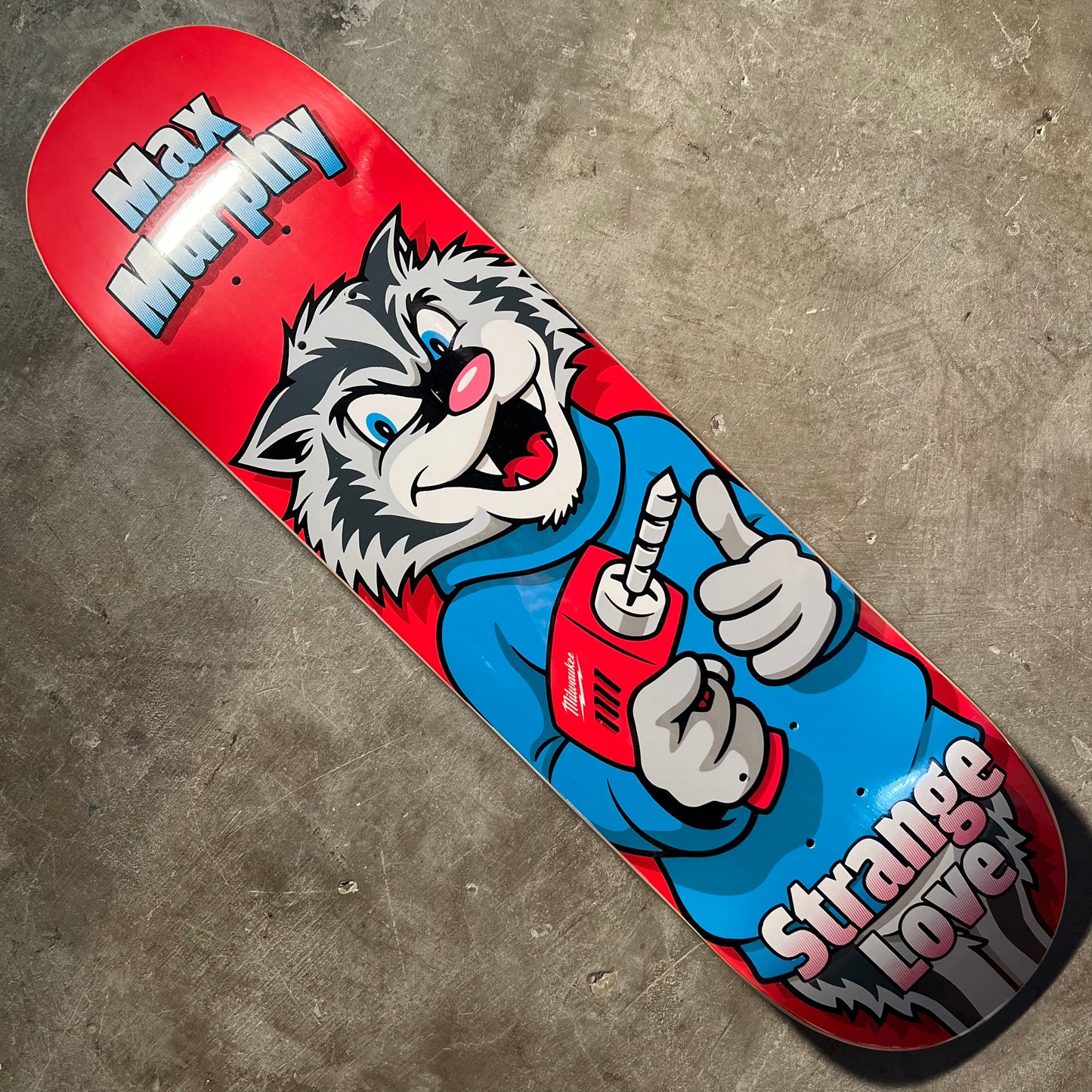 StrangeLove Skateboards - Max Murphy Badger Deck - 8.25"
