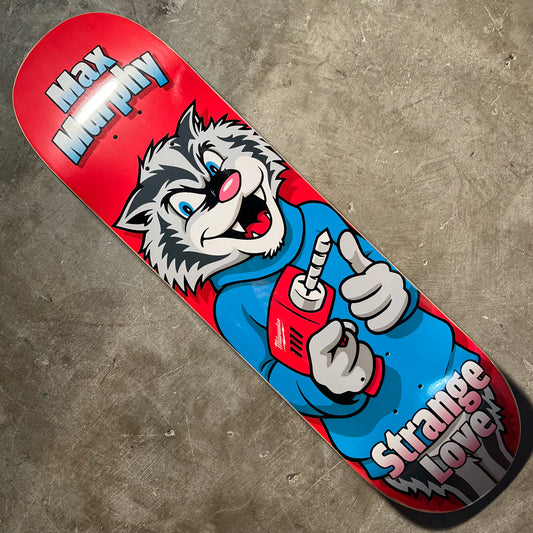 StrangeLove Skateboards - Max Murphy Badger Deck - 8.25"