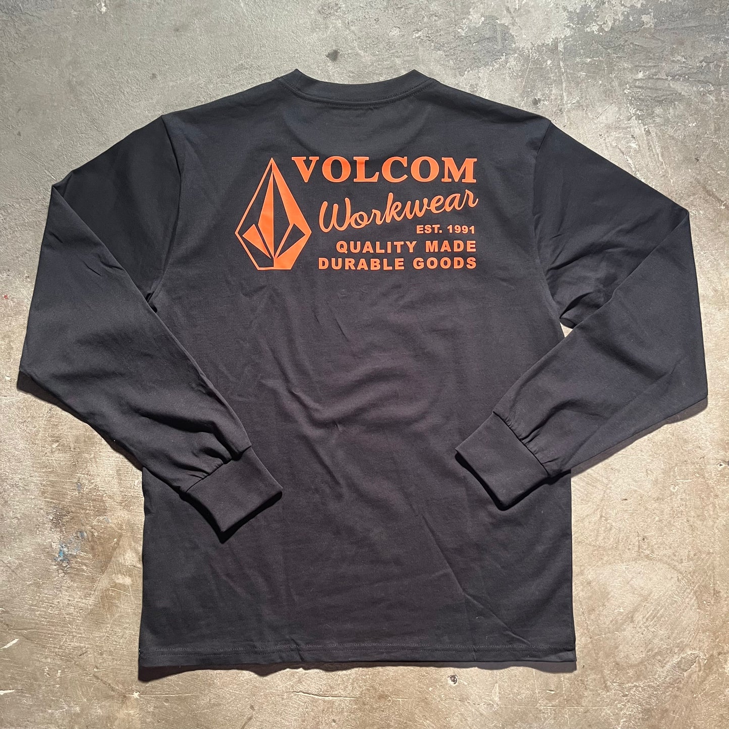 Volcom - Workwear Long Sleeve T-Shirt - Black