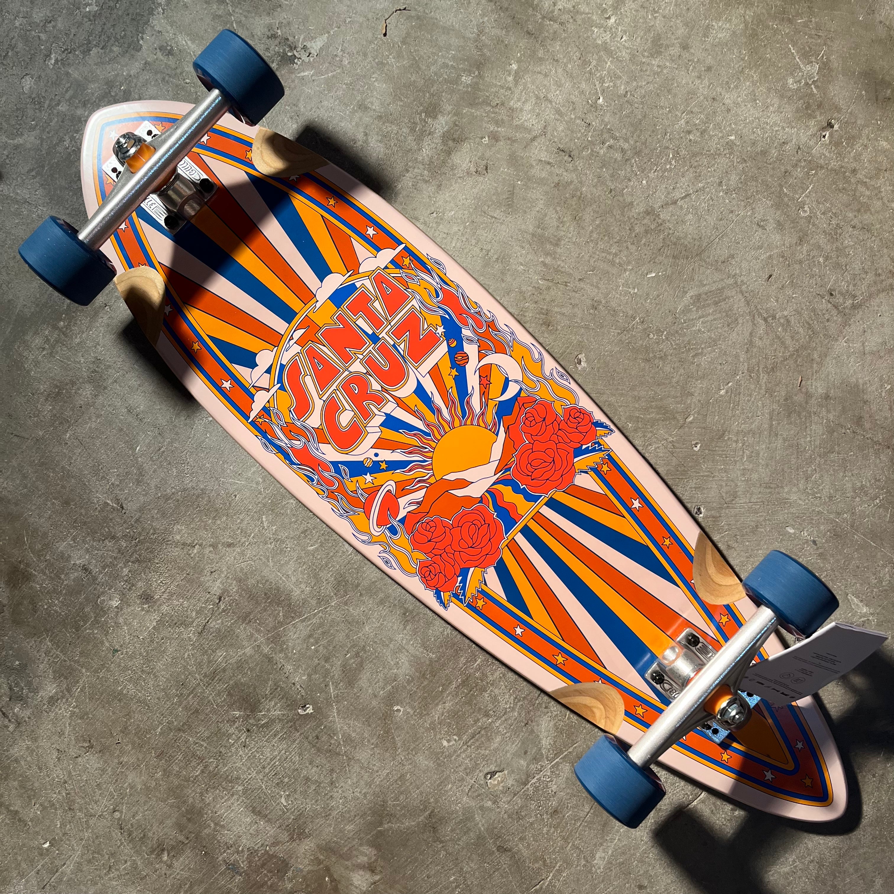 Santa Cruz Foxy Sun Pintail Cruiser Skateboard - Thumbnail 5