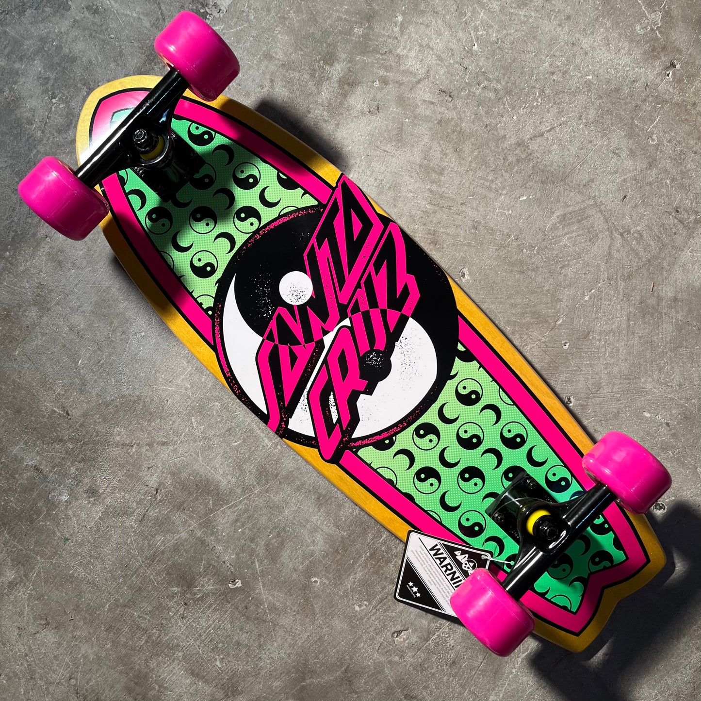 Santa Cruz Skateboards - Yin Yang Dot Shark Cruzer Complete - 8.8"