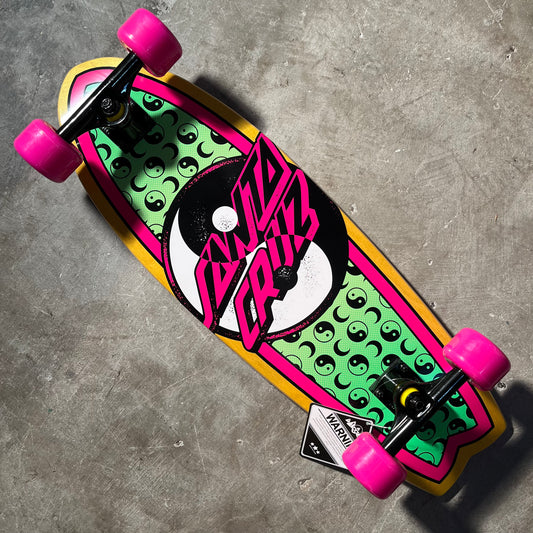 Santa Cruz Skateboards - Yin Yang Dot Shark Cruzer Complete - 8.8"