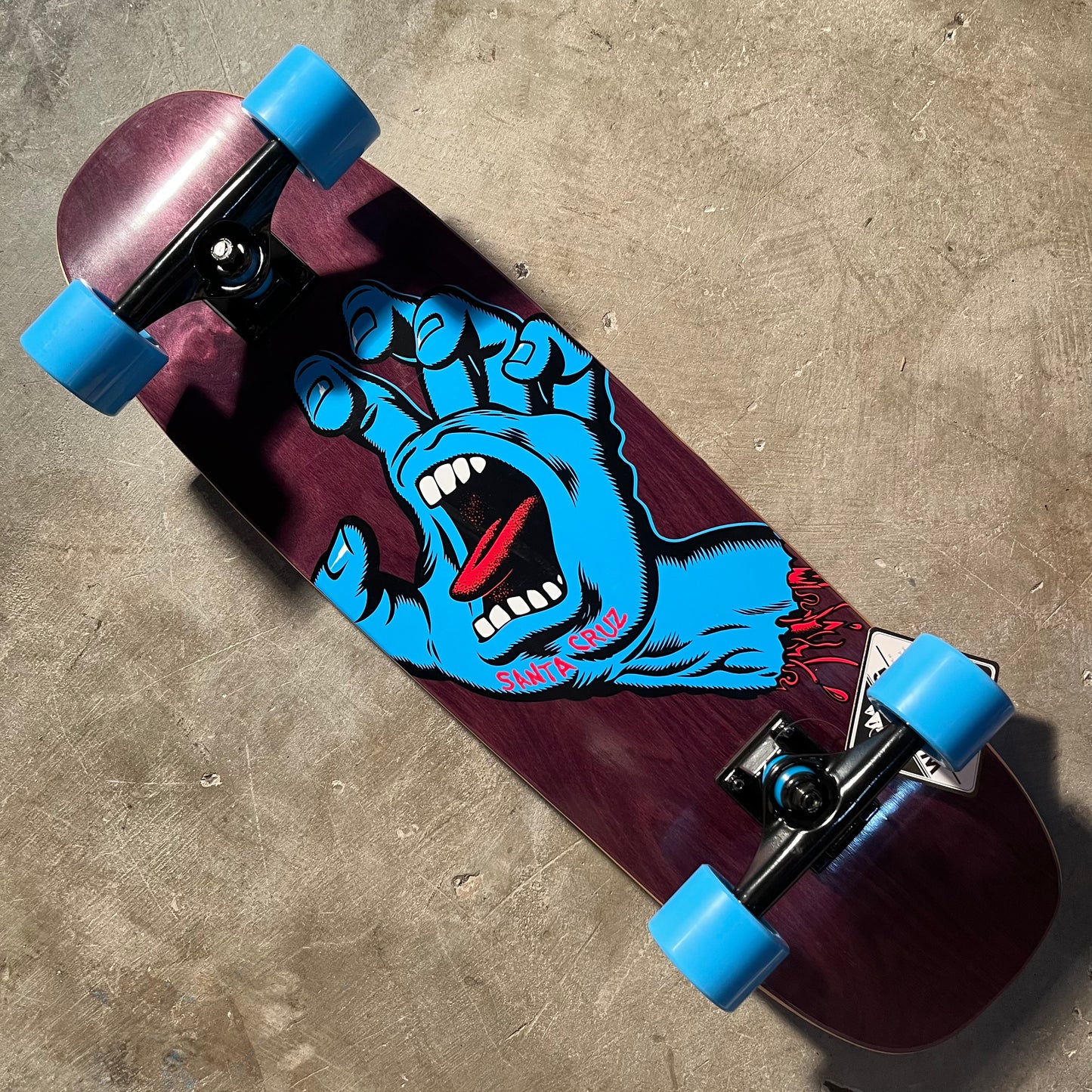 Santa Cruz Skateboards - Screaming Hand Street Cruzer Complete - 8.4"
