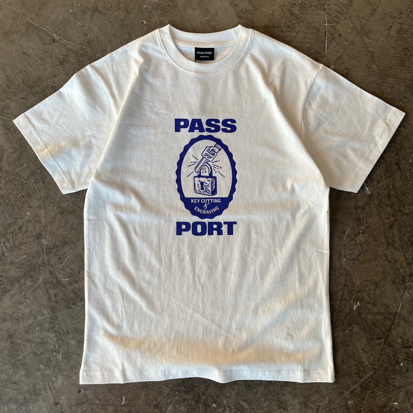 Pass Port Skateboards - Hercu ~ Locks Tee - White