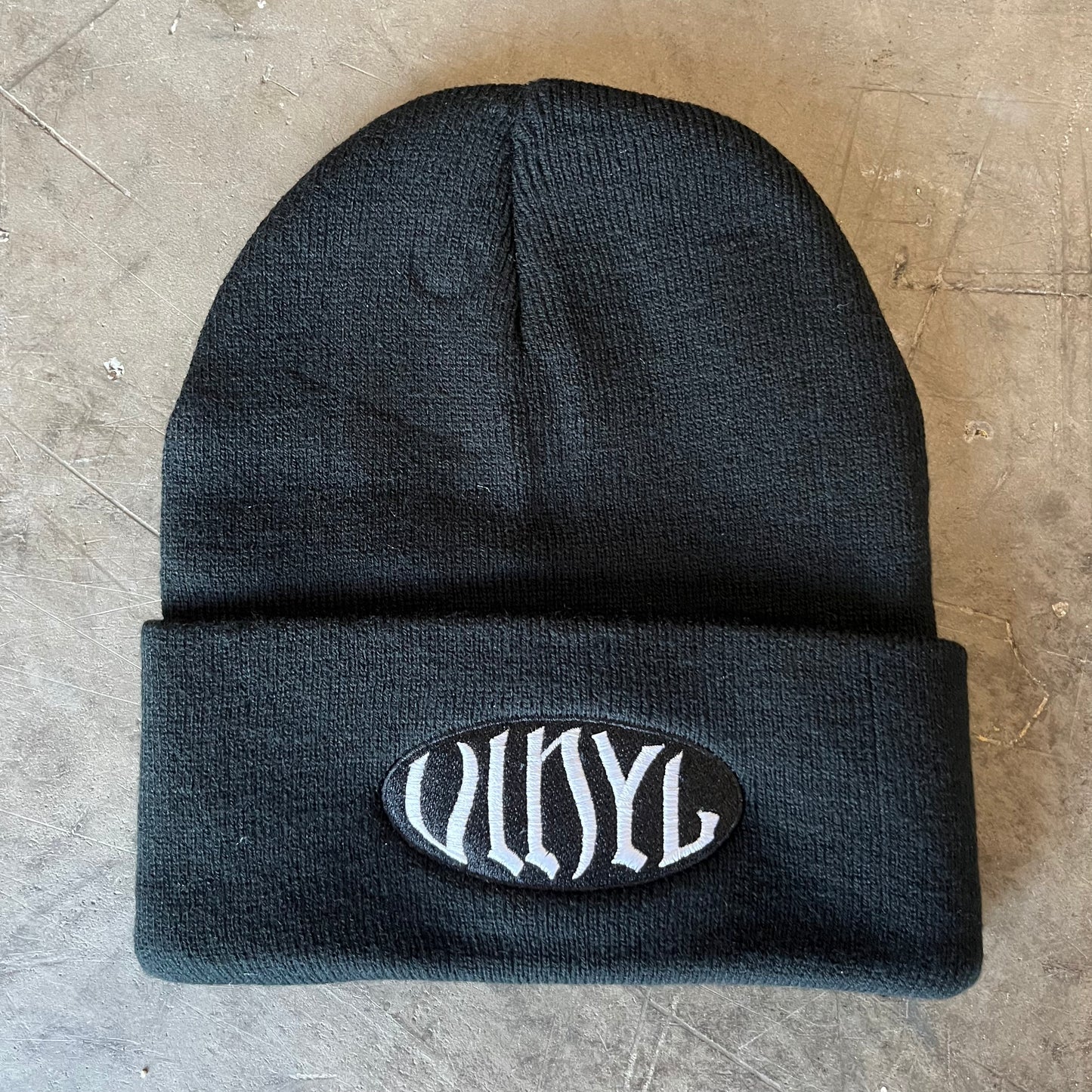 Vinyl Skateboards - Oval Beanie - Black
