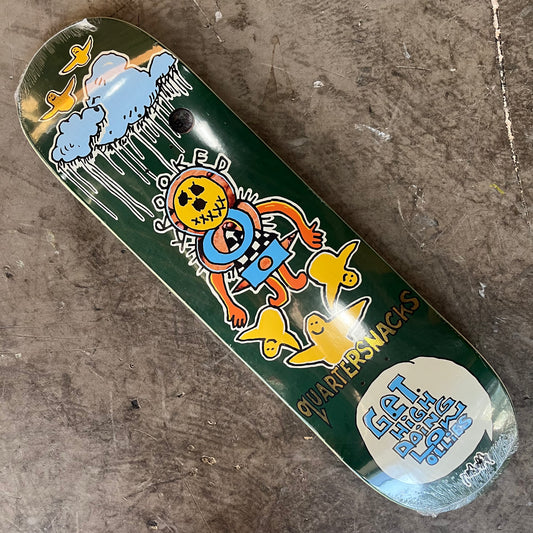 Krooked Skateboards - Quarter Snacks Get High Deck - 8.25"
