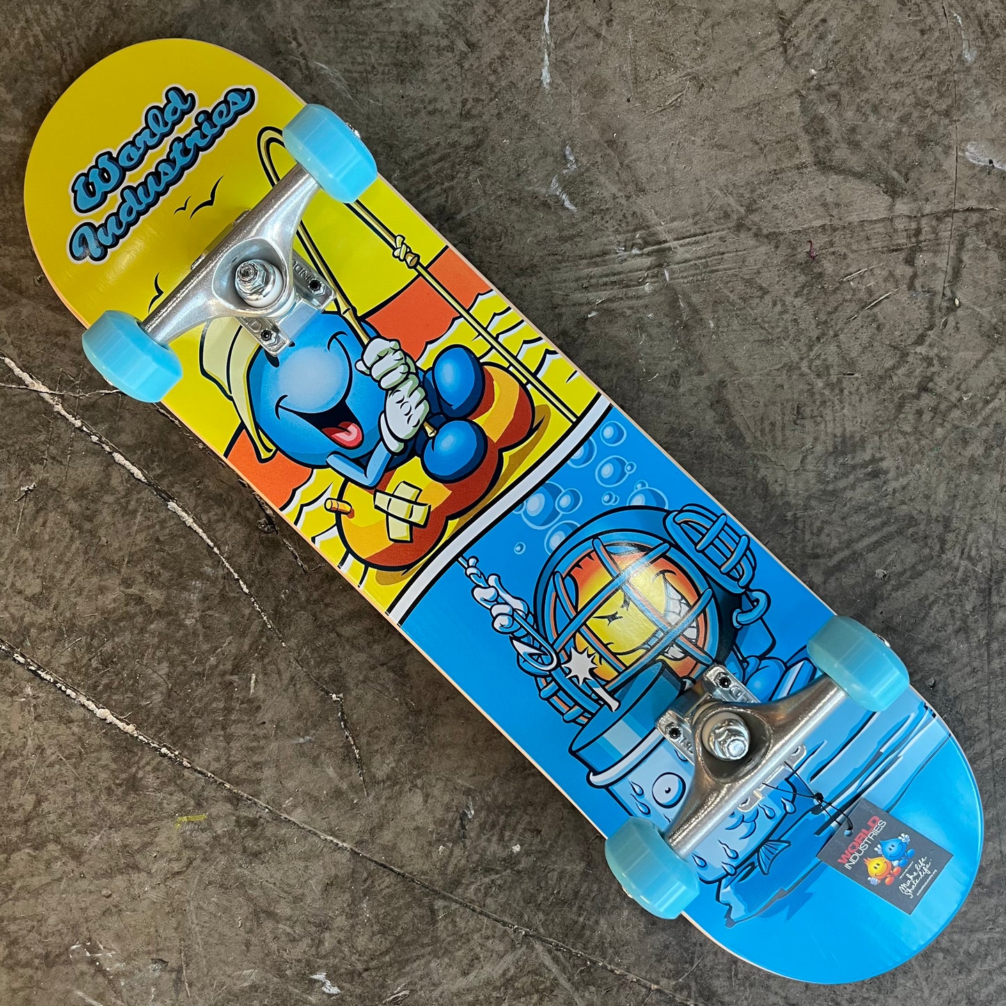 World Industries Skateboards - Gone Fishing Complete Skateboard - 7.5"