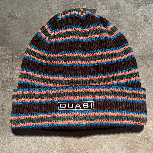 Quasi Skateboards - Montage Beanie - Brown / Multi