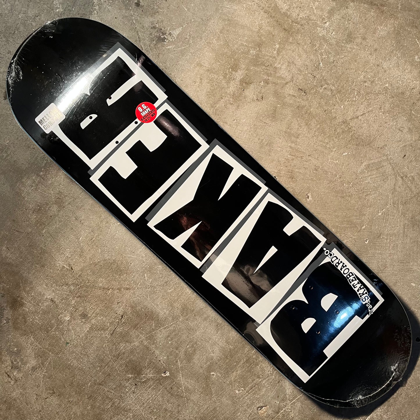 Baker Skateboards - Brand Logo Deck - Black / White