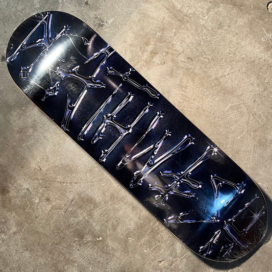 Deathwish Skateboards - OG Spray Chrome Deck - Black 9.0"
