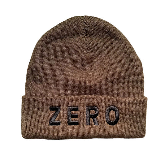 Zero Skateboards - Army Embroidered Tight Knit Beanie - Olive