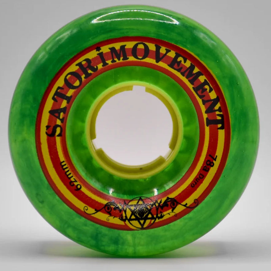 Satori Wheels - Rasta Cruiser Wheel - 62mm 78a
