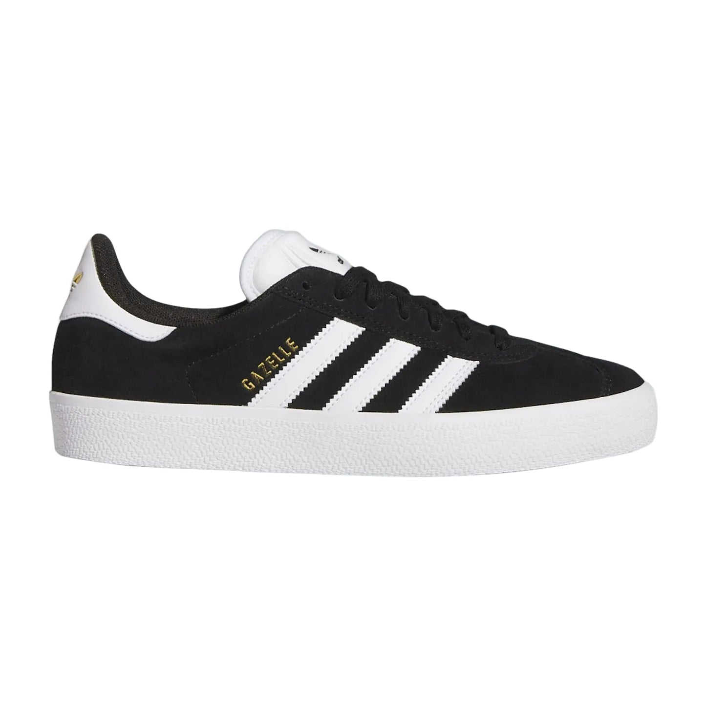Adidas - Gazelle ADV Shoe - Core Black / Cloud White / Gold Metallic