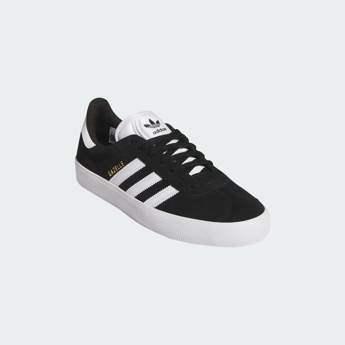 Adidas - Gazelle ADV Shoe - Core Black / Cloud White / Gold Metallic